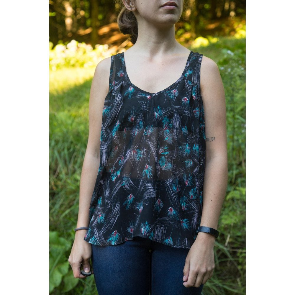 Kira Sheer Tank top
